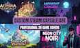 design custom steam artwork showcase and steam profile art