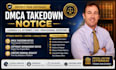 draft and send dmca takedown notice for copyright infringement