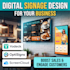 design digital signage content for yodeck, optisigns, screencloud and menu board