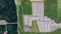 remodel data center building, manufacturing building plan, robot factory render