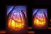 design custom 3d light box led shadow box svg for cricut laser