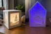 create custom 3d printable led light box stl 3mf from photo