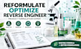 reformulate, and reverse engineer your product formulation
