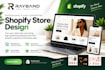 design a professional shopify store that converts