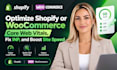 optimize shopify or woocommerce core web vitals, fix inp, and boost site speed