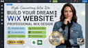 design and develop a professional wix website