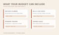 create a personalized budget spreadsheet