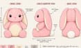 create custom plushie reference sheets, stuffed animal characters and ych design