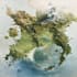 draw a fantasy map with digital watercolors