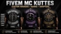 create fivem mc kuttes with custom chapter rockers and ranks
