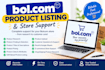 manage your store and product listings on bol com