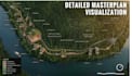 create a landscape architecture masterplan 3d rendering