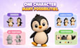 create cute 3d character, mascot and cartoon models for animation