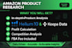 do amazon product hunting and winning fba private label product research