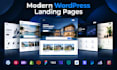 to design a landing page in wordpress