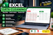 do data entry, excel data cleaning, copy paste and PDF conversion