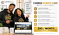 maintain and update your wordpress church website