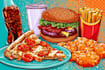 make a food pop art illustration