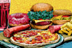 draw food pop art illustrations