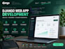 build a django web application and rest API backend