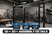do fabrication drawing  for gate fence with cutting list