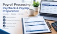 process payroll, calculate paychecks and create professional payslips