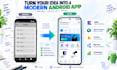 develop a professional android app using kotlin and flutter