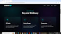 create a futuristic 3d animated HTML CSS website