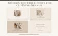 design aesthetic instagram post for clothing brand and fashion store