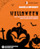 design spooky halloween party poster and invitation