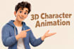 create 3d character animation, 3d cartoon animation, 3d animation video, 3d ads