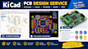 design professional pcb schematic and layout in kicad