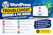 troubleshoot wordpress errors and fix website issues