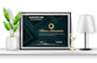 create professional certificate design