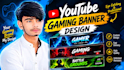 design unique gaming thumbnails and youtube banners