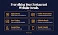 restaurant website design with digital menu and online reservations