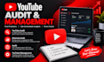 audit your youtube channel and provide optimization report