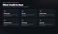 develop desktop apps, cli tools and software in rust