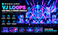 resolume vj loop led wall 3d animation projection mapping concert stage visuals