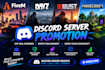discord server promotion fivem dayz rust minecraft game server promotion,