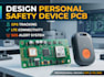 design personal safety device pcb, gps, lte and sos system