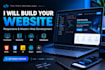 develop a custom responsive website with clean coding