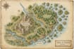 draw fantasy map design and map illustration