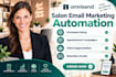 wix website salon omnisend setup appointment campaigns client segmentation flows