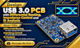 design usb 3 0 pcb with differential routing, impedance control and si analysis