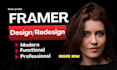 develop framer website design framer redesign framer fix framer redesign framer