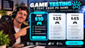 playtest your PC game and provide detailed player feedback