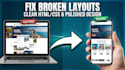 build responsive websites with HTML, CSS, bootstrap and javascript