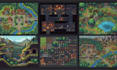 do 2d top down tileset and tilemap game environment sci fi pixel rpg game assets