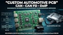 custom automotive diagnostic pcb and vehicle communication interface